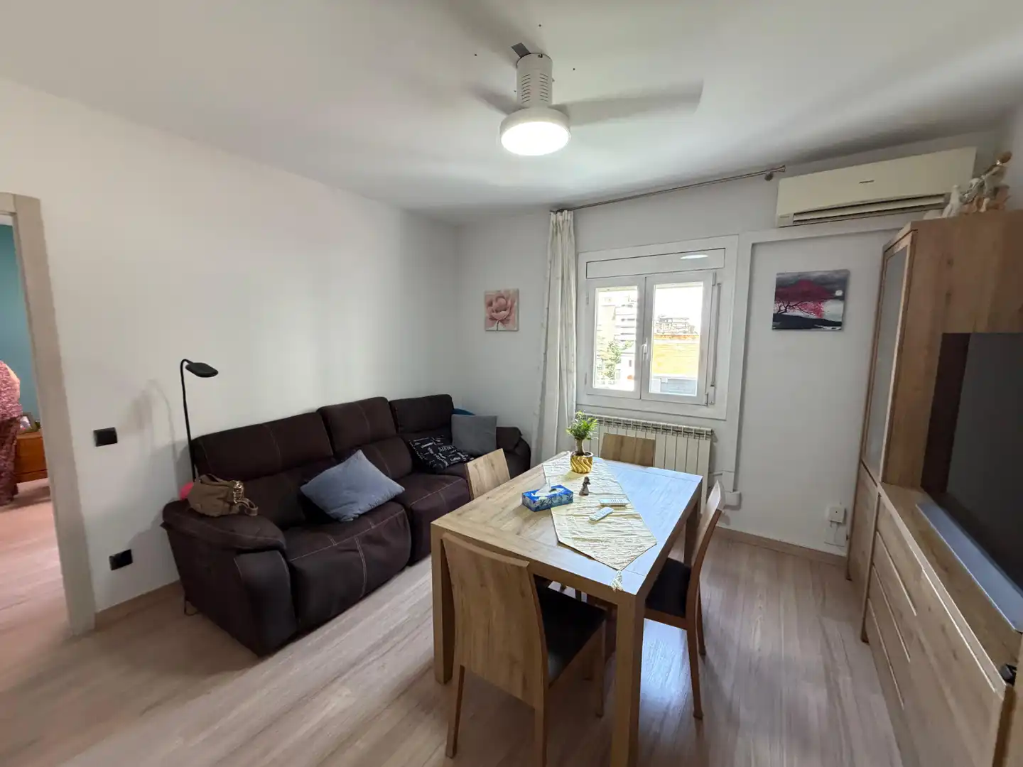 Sala d'estar de Pis en venda en Lleida amb Calefacció, Parquet i Forn