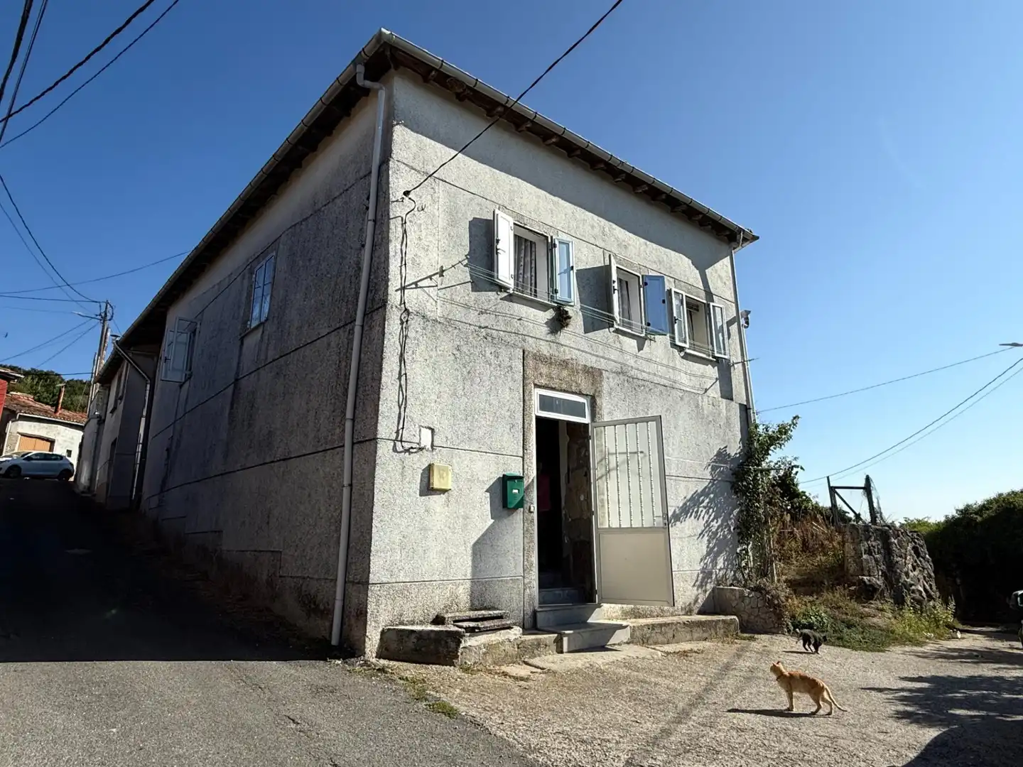Vista exterior de Casa o xalet en venda en Pantón amb Parquet i Traster