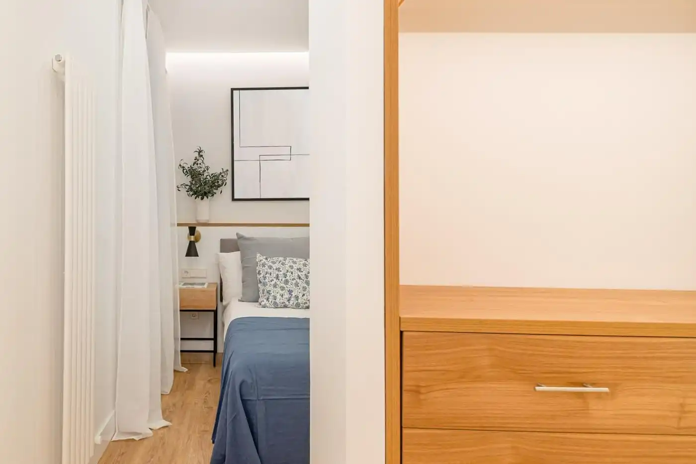 Bedroom of Flat for sale in Madrid  with Air Conditioner and Heating