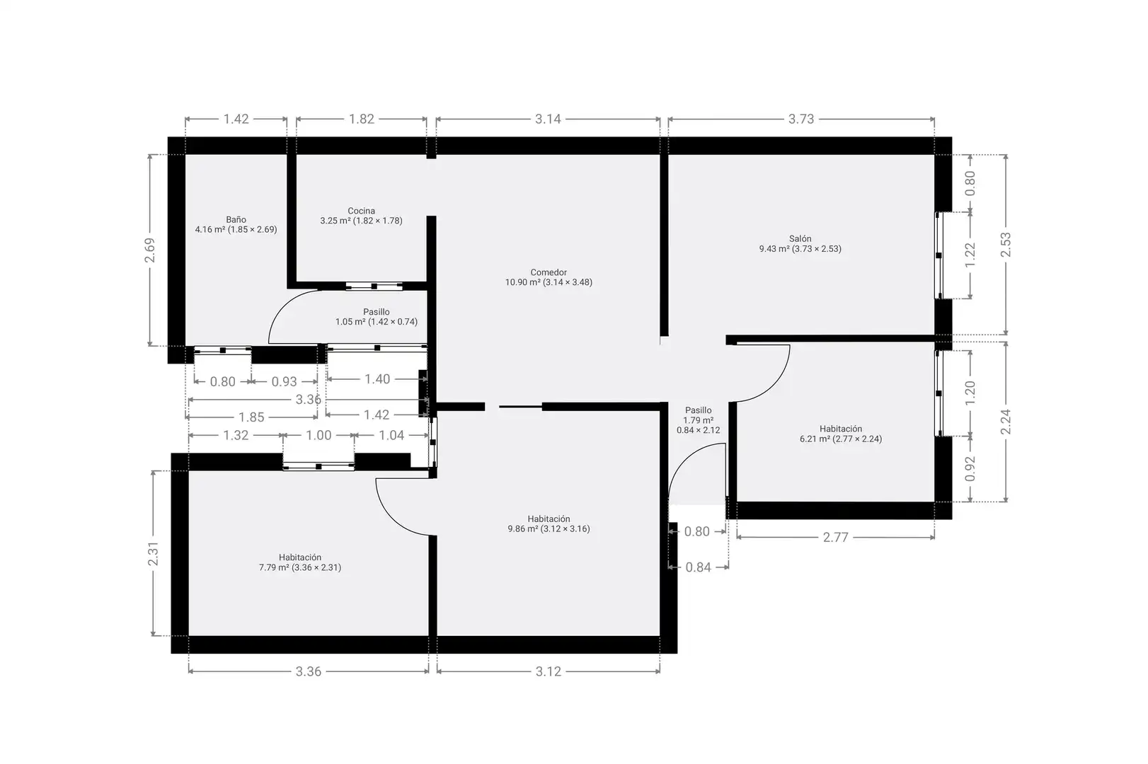 Piso en venta en Barcelona con Calefacción