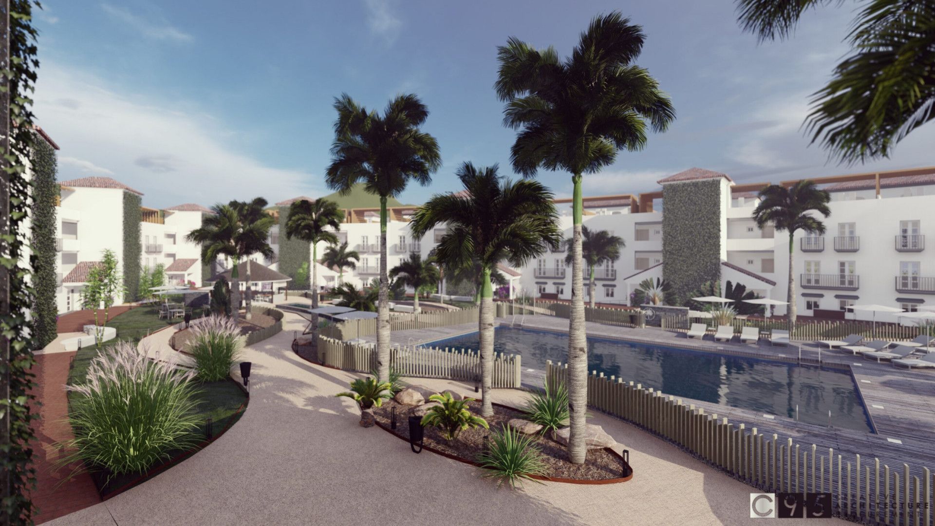 Vista exterior de Apartament en venda en Manilva amb Aire condicionat, Terrassa i Piscina
