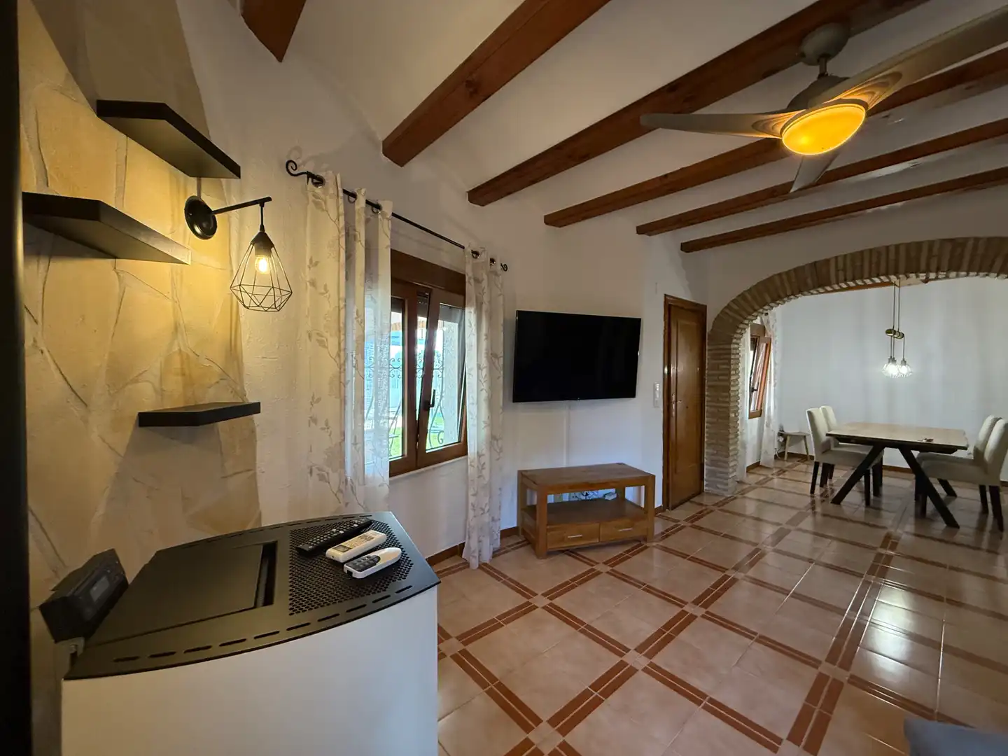 Living room of Houses for rent in Dénia  with Air Conditioner, Heating and Private garden
