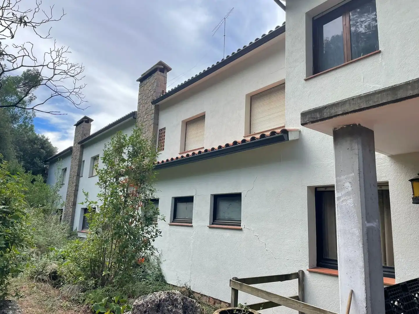 Außenansicht von Haus oder Chalet zum Verkauf in Sant Feliu de Codines mit Klimaanlage, Heizung und Privatgarten