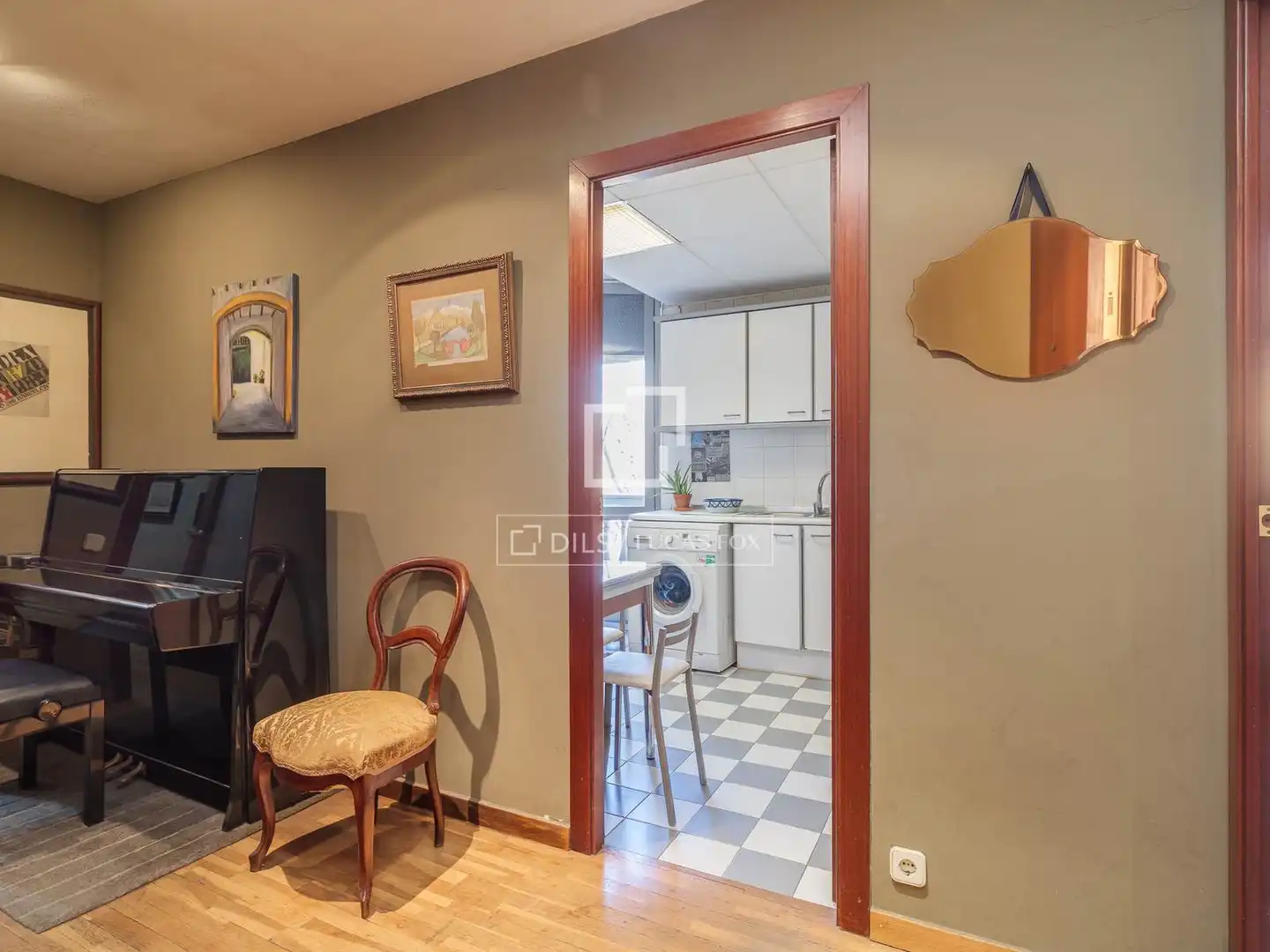 Cocina de Piso en venta en Barcelona con Calefacción, Parquet y Trastero