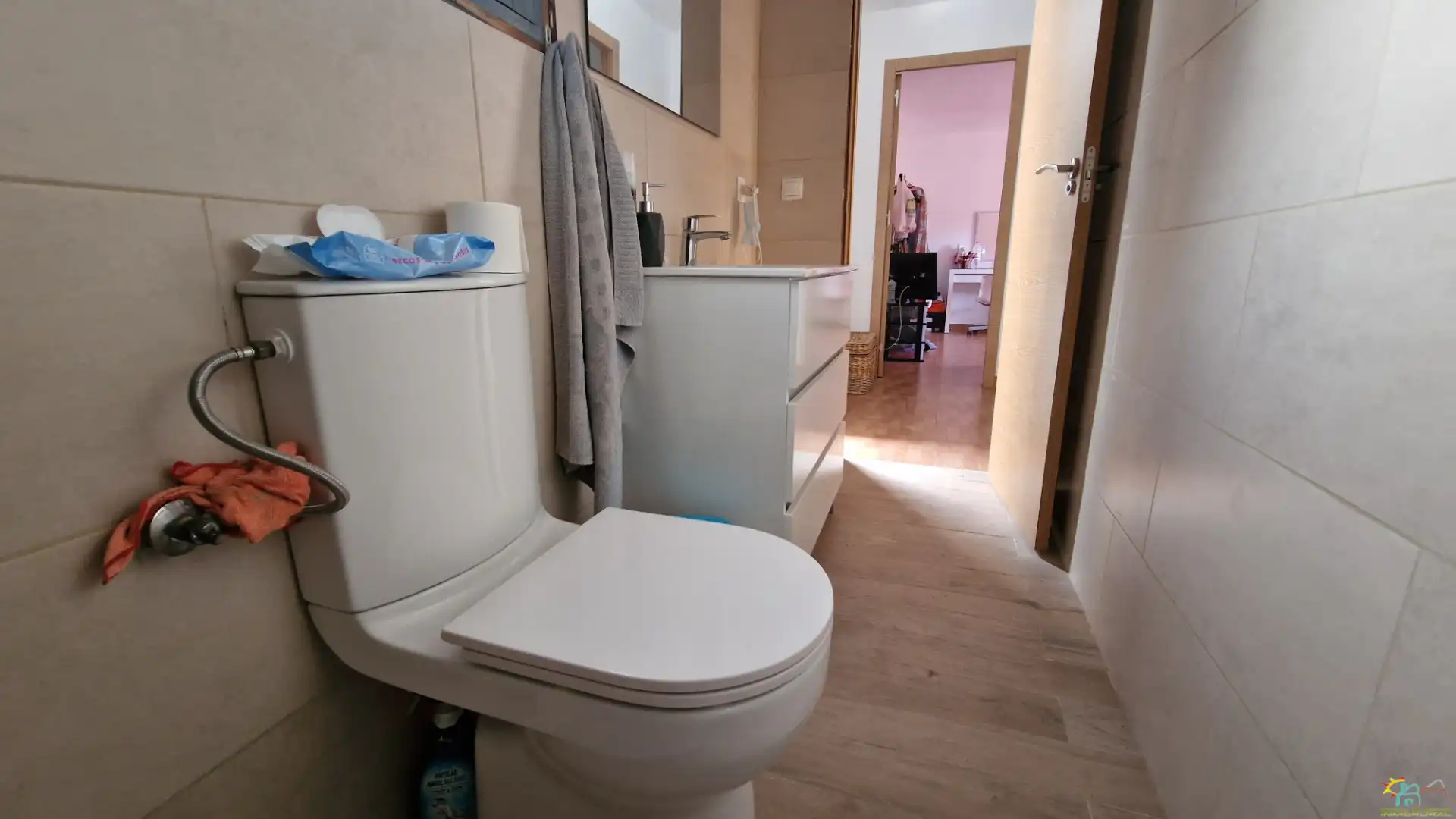 Baño de Finca rústica en venta en Benahadux con Aire acondicionado y Amueblado