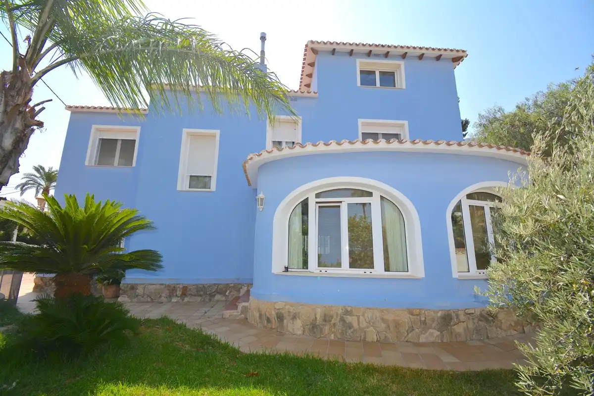 Vista exterior de Casa o chalet en venta en Dénia con Aire acondicionado, Calefacción y Jardín privado