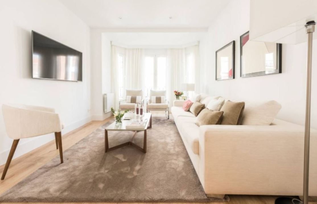 Living room of Apartment to rent in Marbella  with Air Conditioner, Storage room and Pets allowed