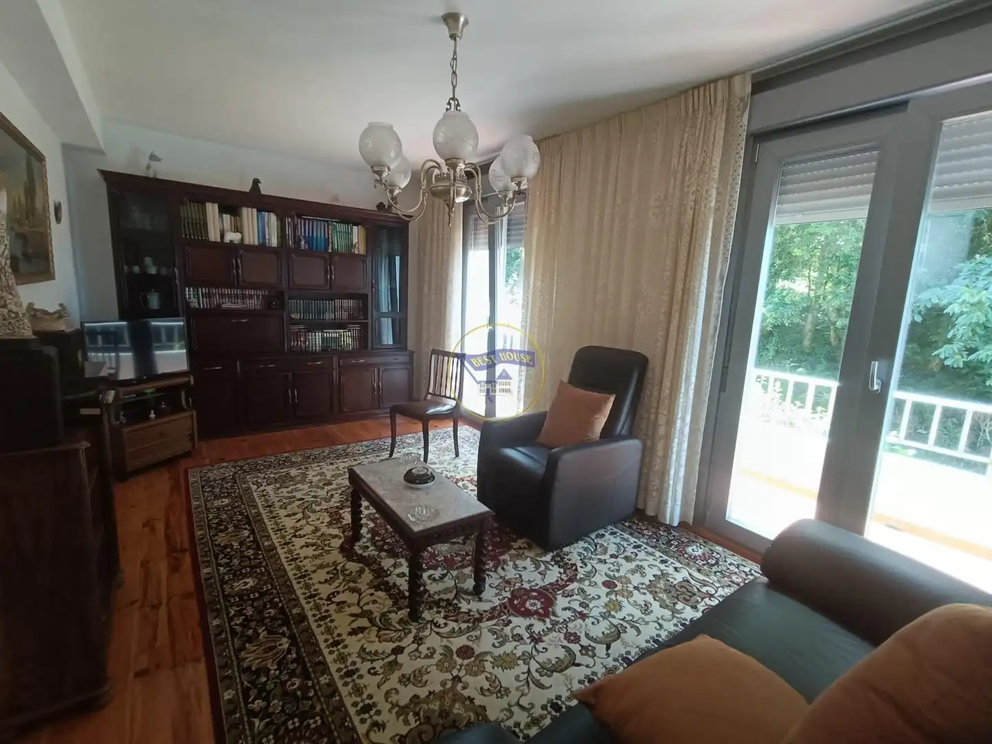 Sala de estar de Casa o chalet en venta en Vigo  con Trastero, Amueblado y Balcón