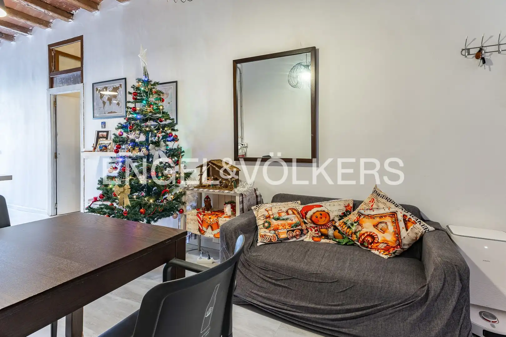 Sala de estar de Piso en venta en Barcelona con Aire acondicionado, Calefacción y Parquet