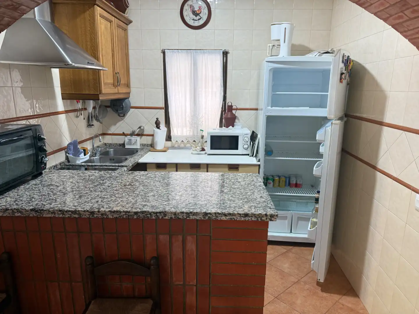 Cocina de Finca rústica en venta en Badajoz con Aire acondicionado, Calefacción y Jardín privado