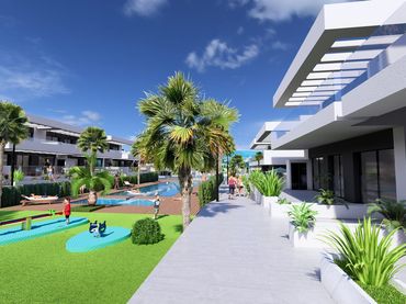 Bajo de obra nueva con piscina en venta en Calle Benferri