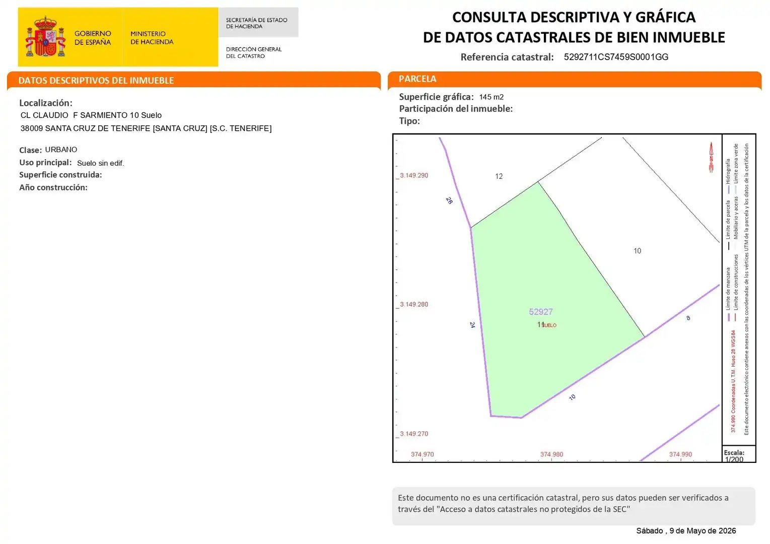 Residencial en venda en Santa Cruz de Tenerife