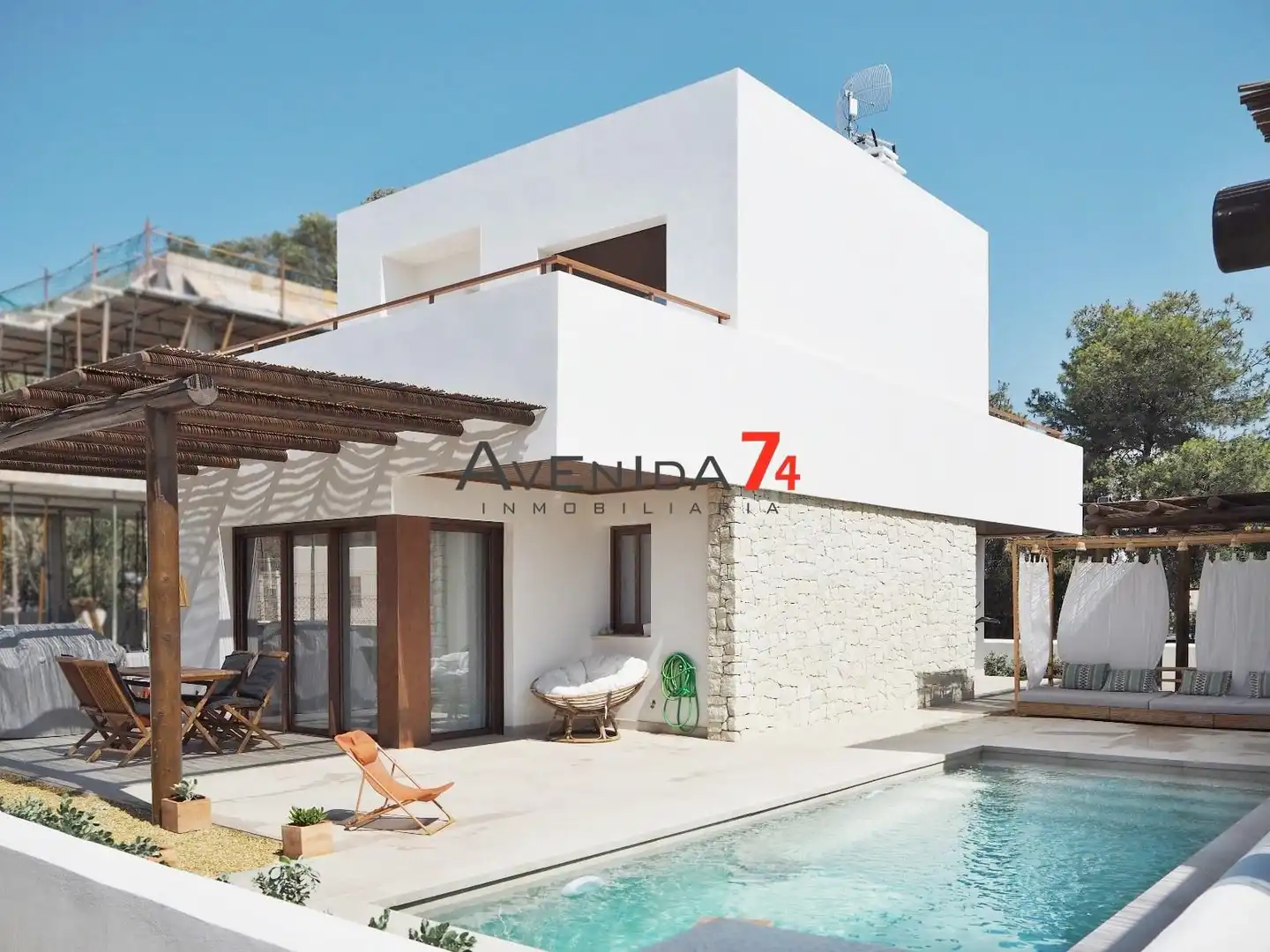 Vista exterior de Casa o chalet en venta en Cuevas del Almanzora con Aire acondicionado, Calefacción y Jardín privado