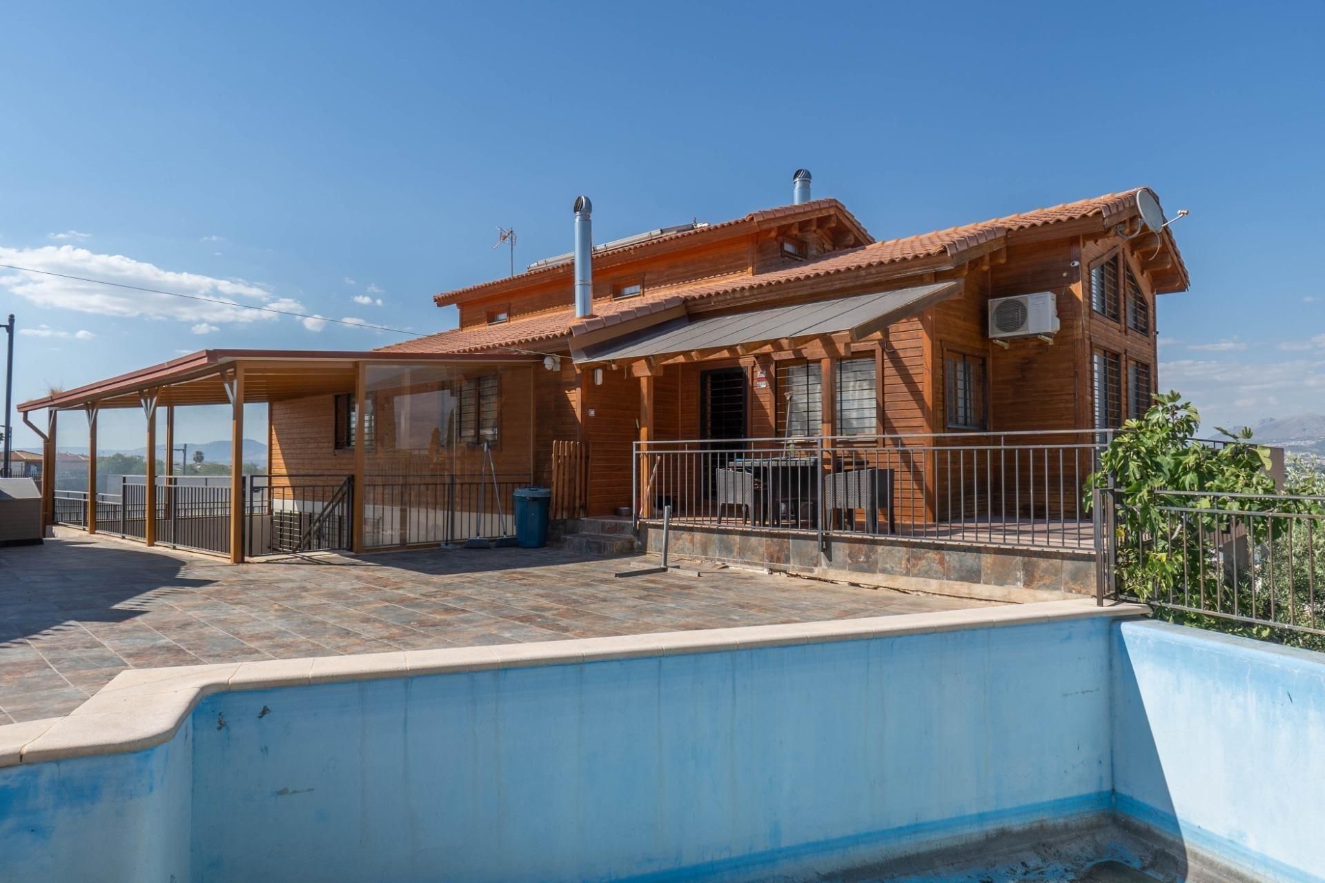 Exterior view of House or chalet for sale in Churriana de la Vega  with Air Conditioner, Heating and Terrace
