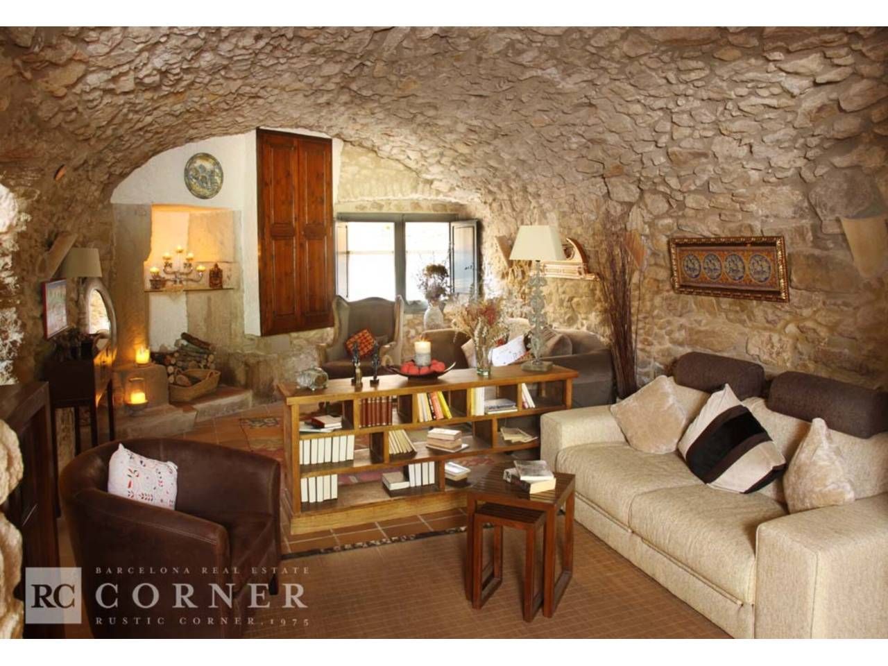Sala d'estar de Finca rústica en venda en Madremanya amb Aire condicionat, Calefacció i Jardí privat