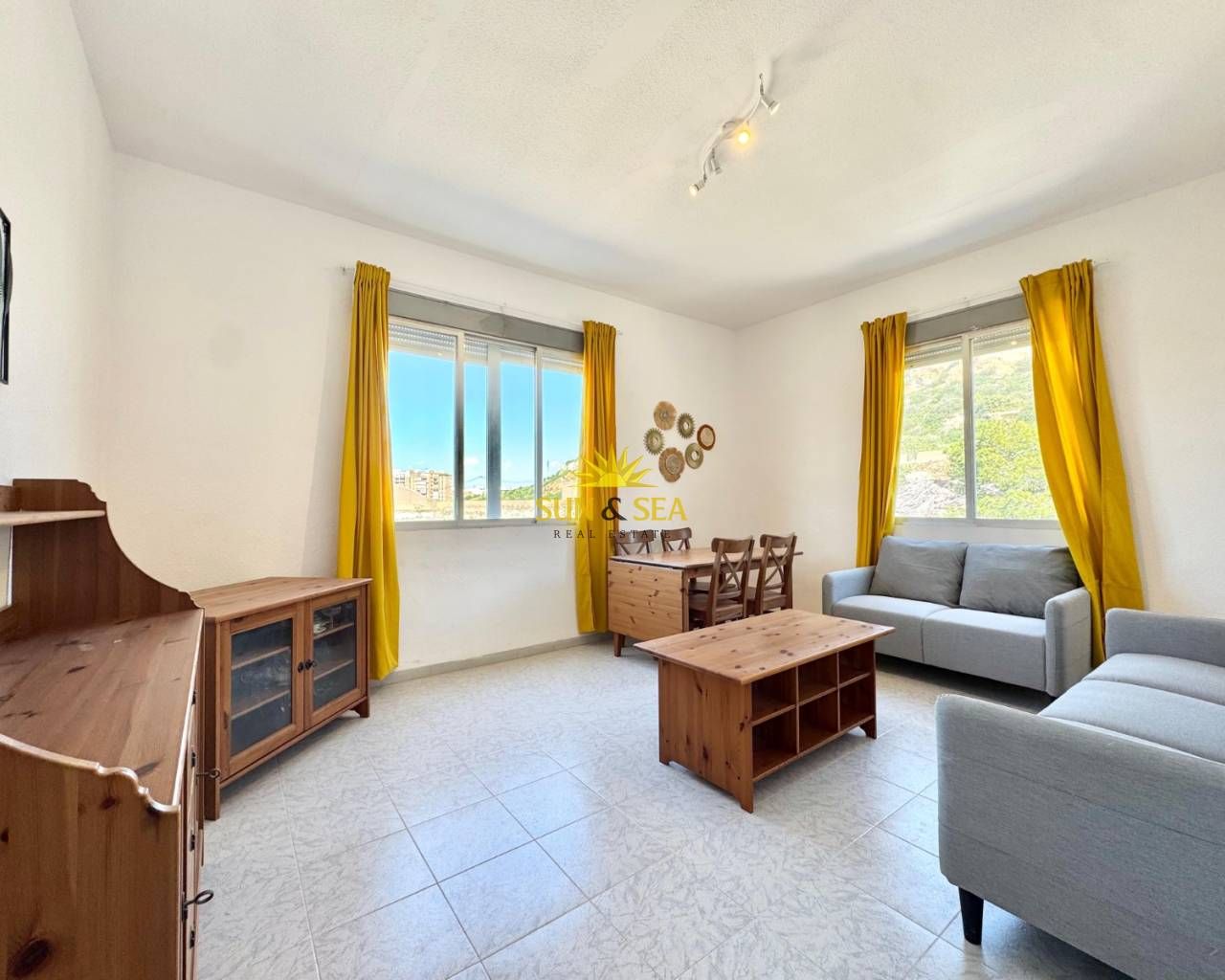 Sala de estar de Piso de alquiler en Cartagena con Calefacción, Amueblado y Lavadora