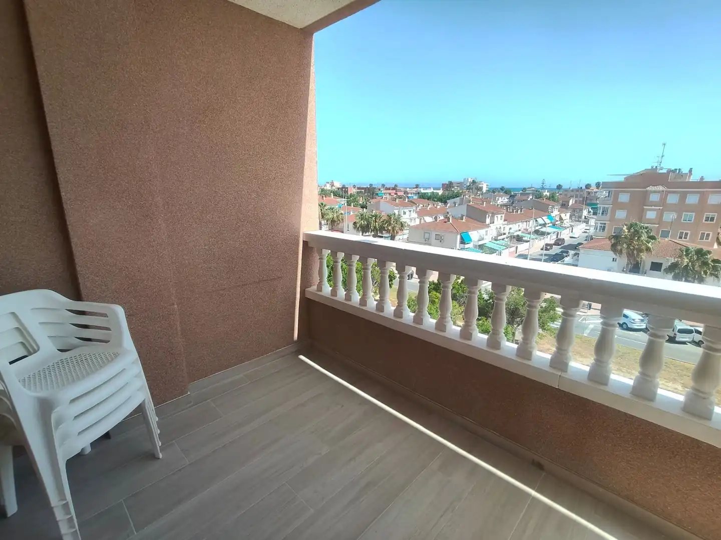 Terrasse von Wohnungen zur Miete in Santa Pola mit Klimaanlage, Heizung und Terrasse