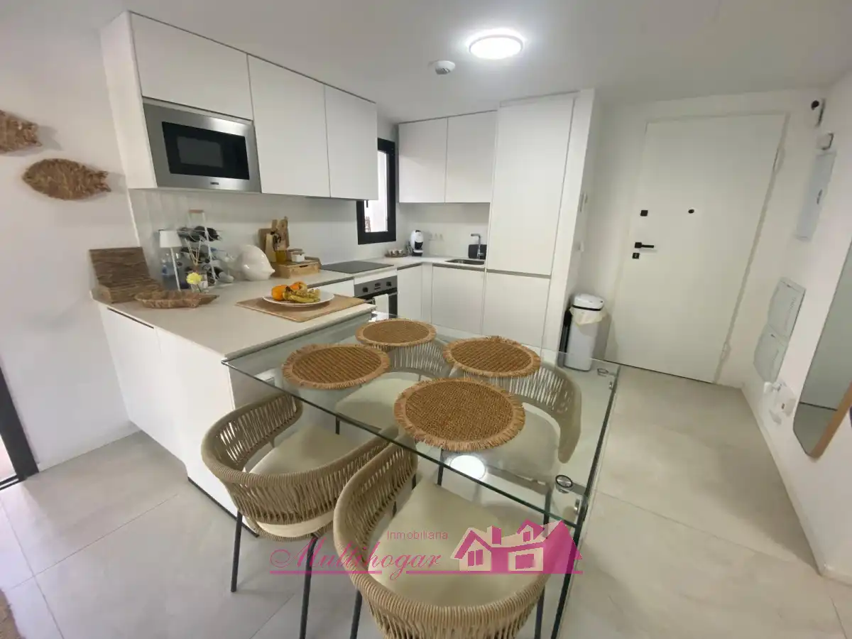 Cocina de Planta baja en venta en Sant Antoni de Portmany con Aire acondicionado, Calefacción y Jardín privado