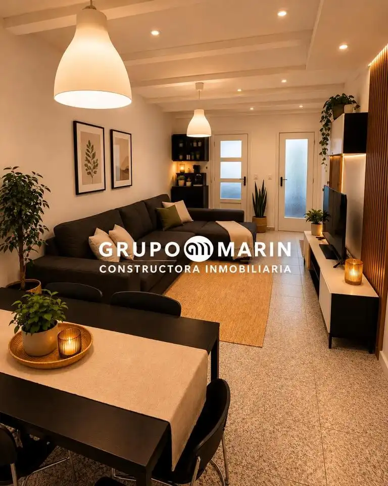 Sala de estar de Piso en venta en Badalona