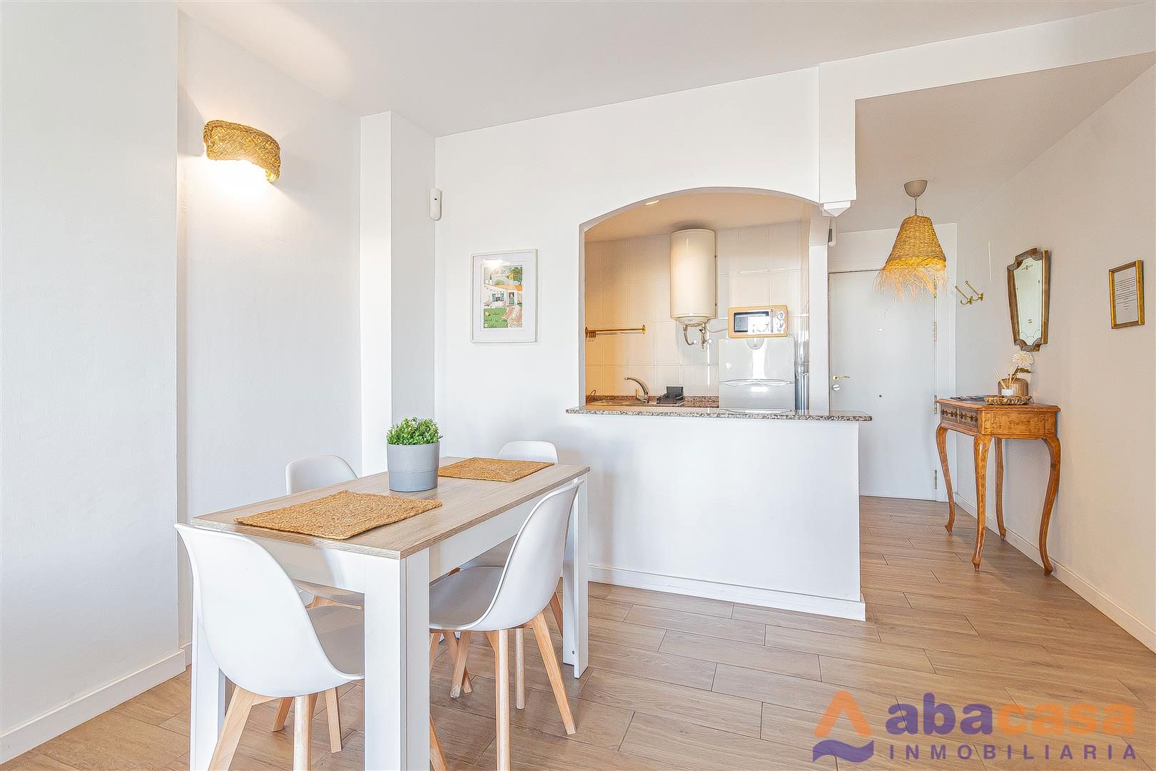 Kitchen of Flat for sale in Cartagena  with Air Conditioner, Terrace and Furnished