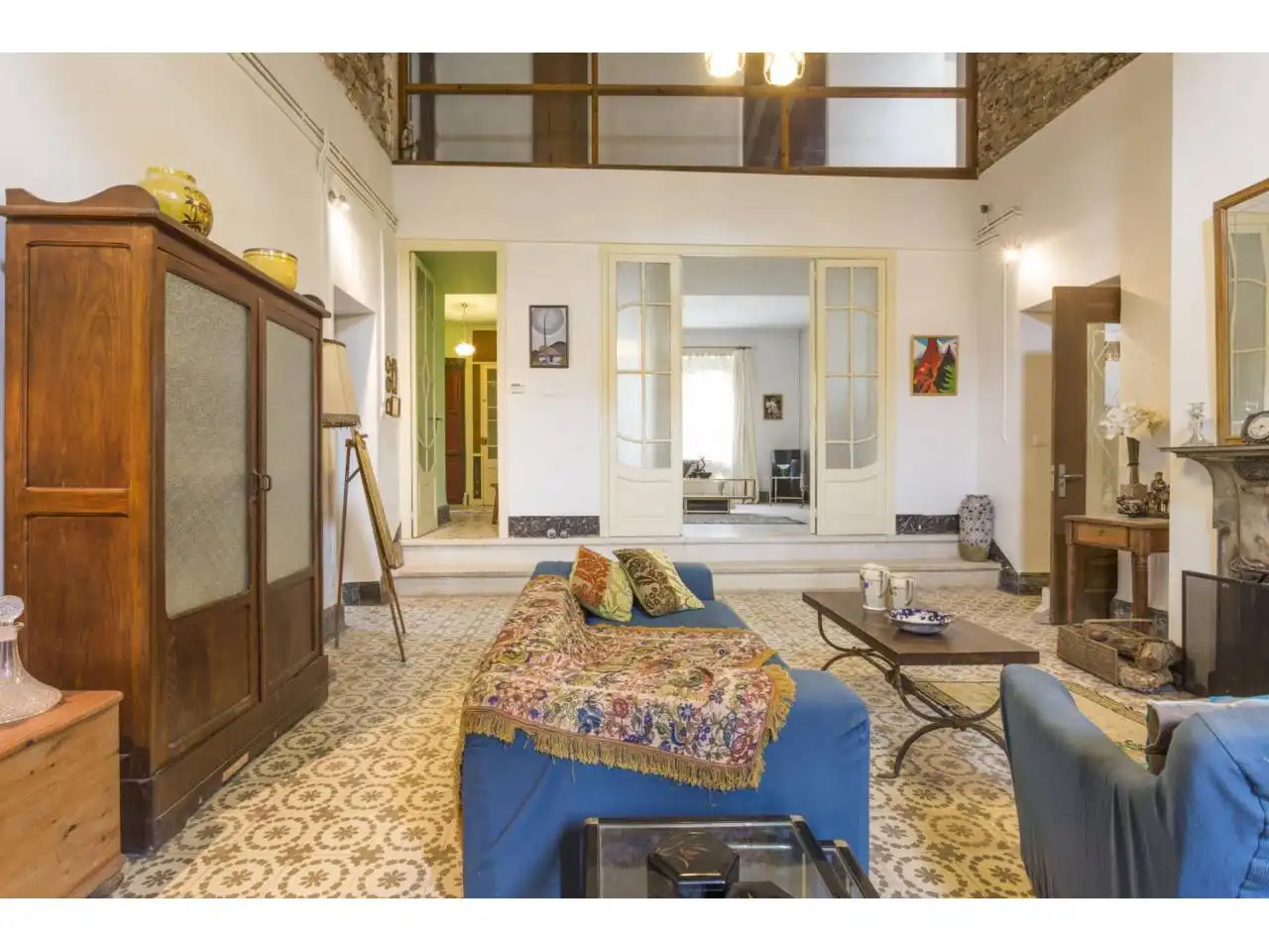 Sala d'estar de Finca rústica en venda en Sant Feliu de Buixalleu