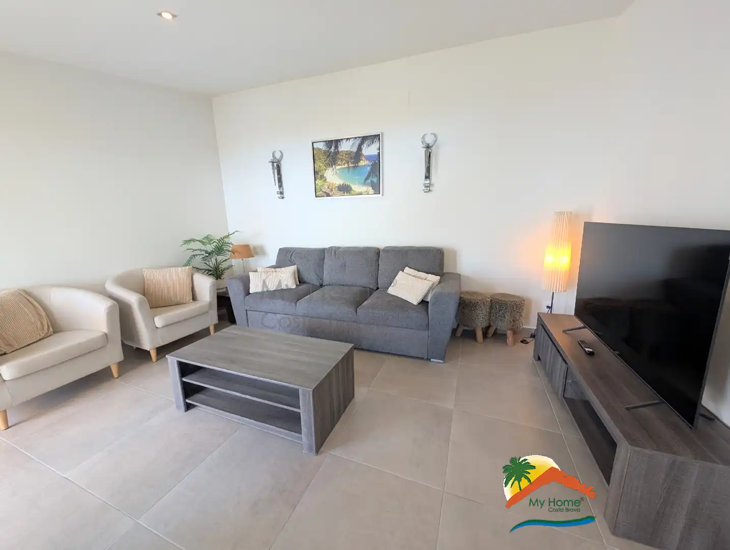 Sala de estar de Casa o chalet en venta en Lloret de Mar con Aire acondicionado, Calefacción y Jardín privado