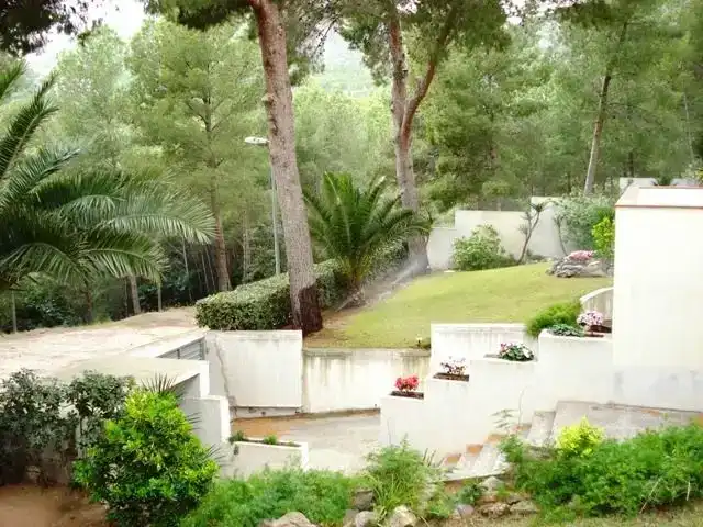 Garten von Haus oder Chalet zur Miete in Castelldefels mit Klimaanlage, Privatgarten und Parkett