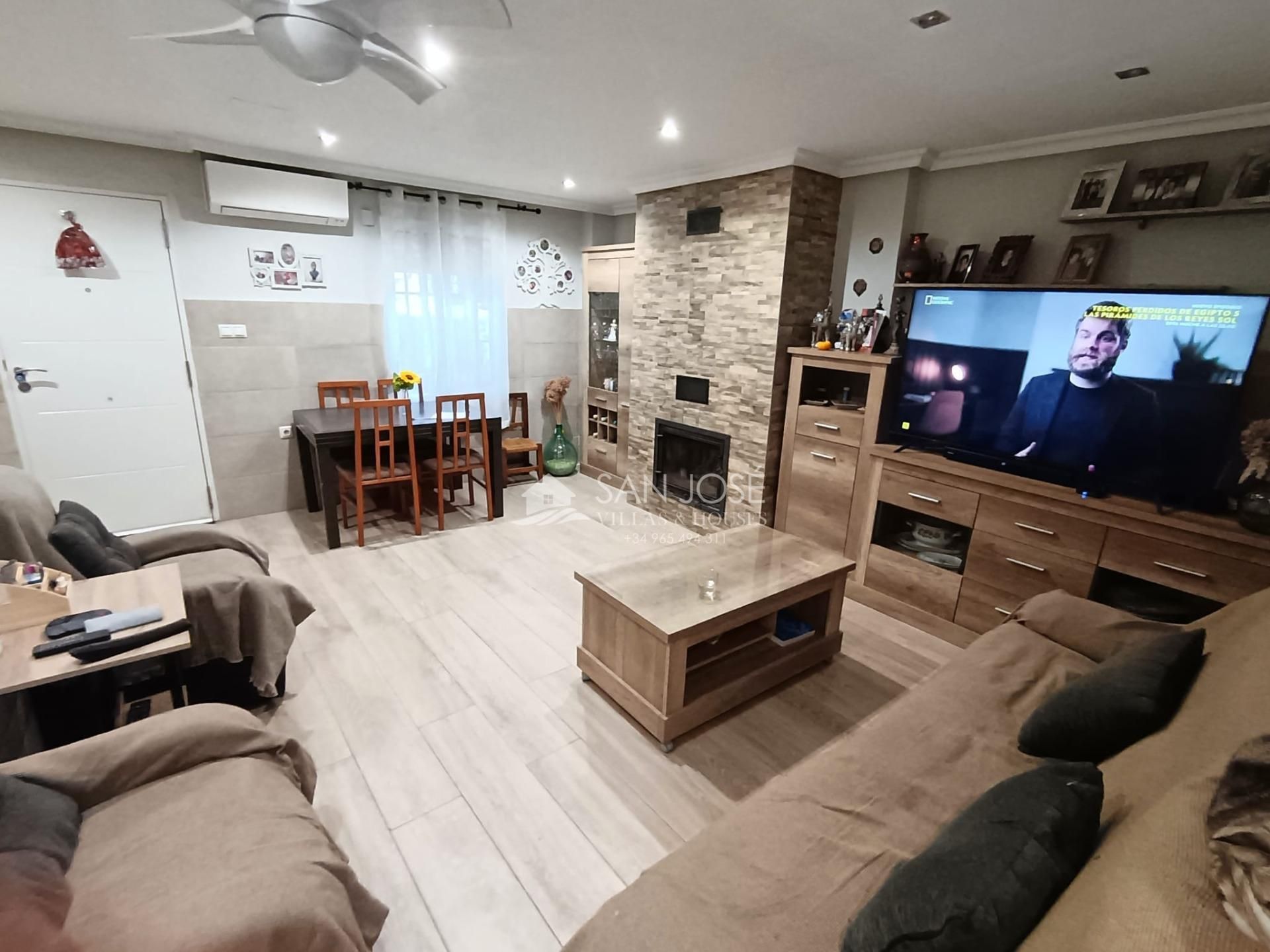 Sala de estar de Casa o chalet en venta en Aspe con Aire acondicionado, Terraza y Trastero