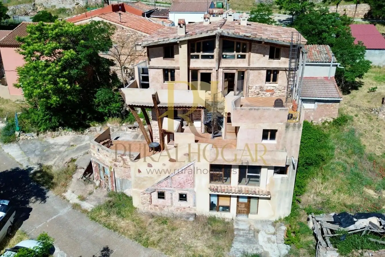 Vista exterior de Casa o chalet en venta en Corduente con Calefacción, Terraza y Trastero
