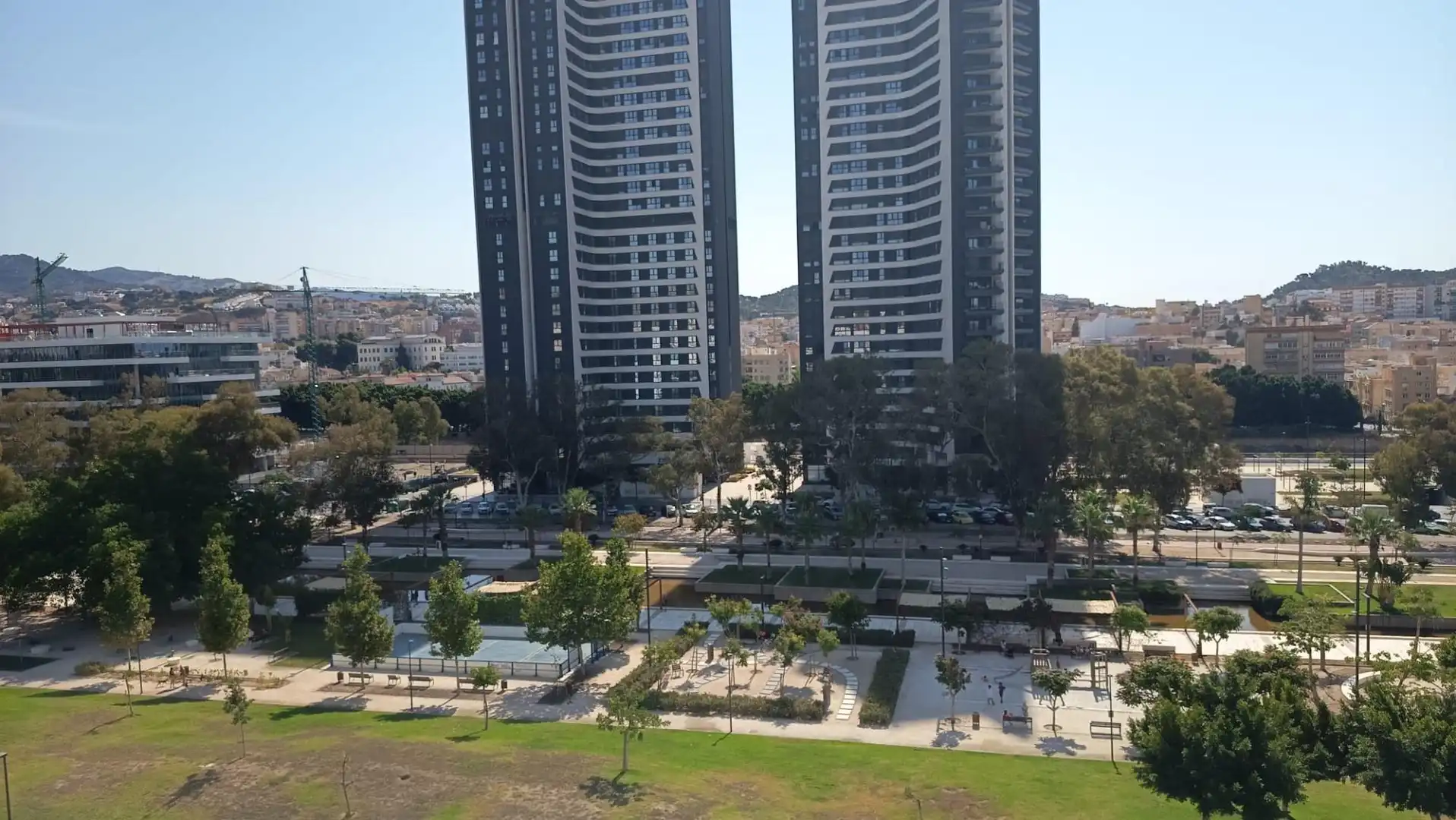 Exterior view of Flat for sale in Málaga  with Air Conditioner, Private garden and Terrace
