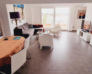Sala d'estar de Àtic en venda en  Valencia Capital amb Terrassa, Moblat i Forn