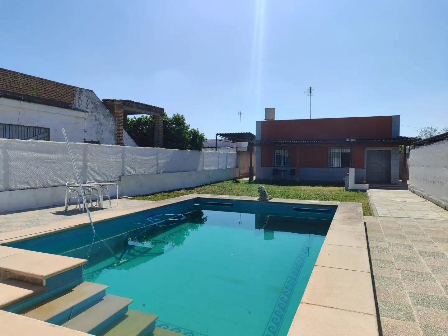 Piscina de Casa o xalet de lloguer en Utrera amb Aire condicionat, Jardí privat i Terrassa