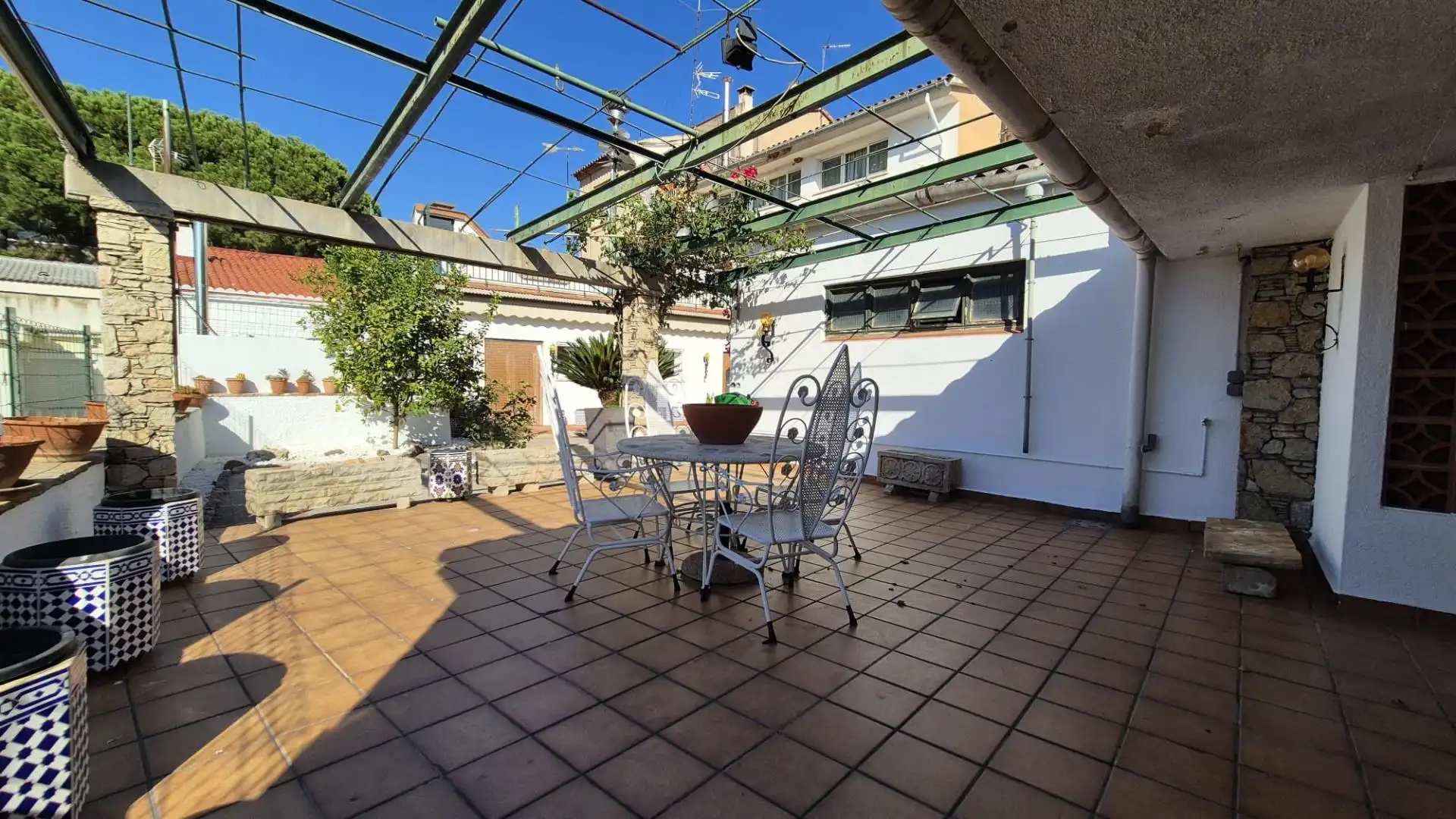 Terrassa de Casa o xalet de lloguer en Castellar del Vallès amb Calefacció, Jardí privat i Alarma