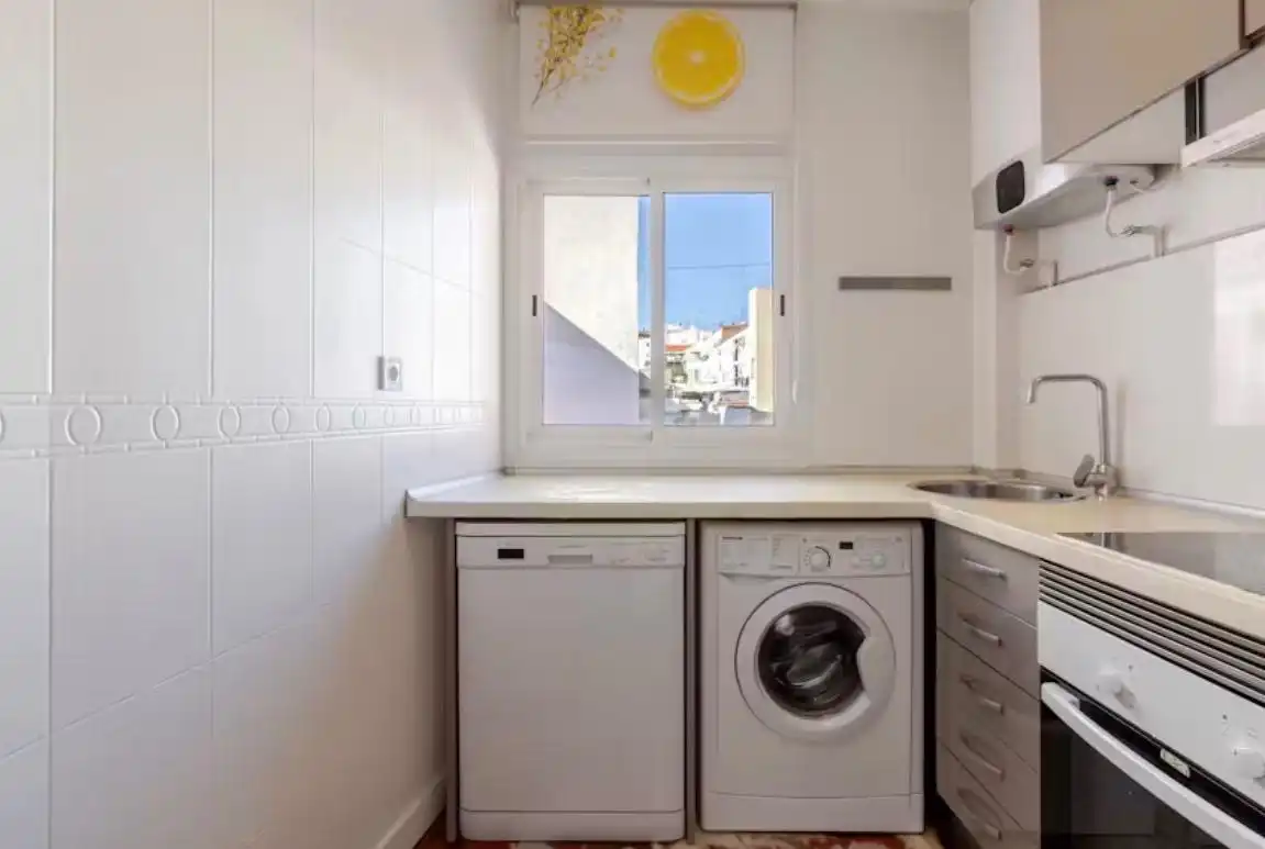 Küche von Wohnung zur Miete in Usera