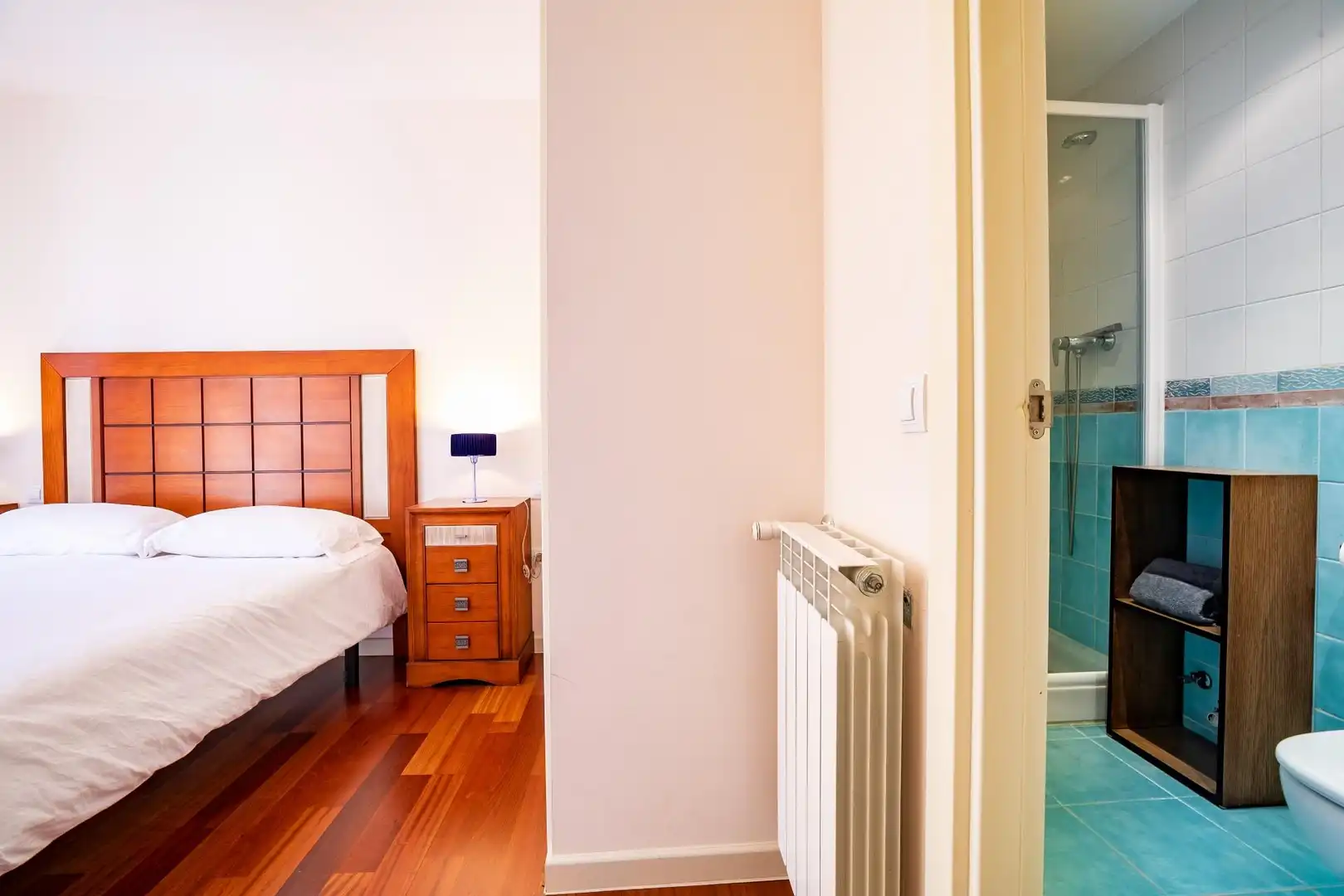 Schlafzimmer von Wohnung zum Verkauf in Sabiñánigo mit Heizung, Parkett und Terrasse