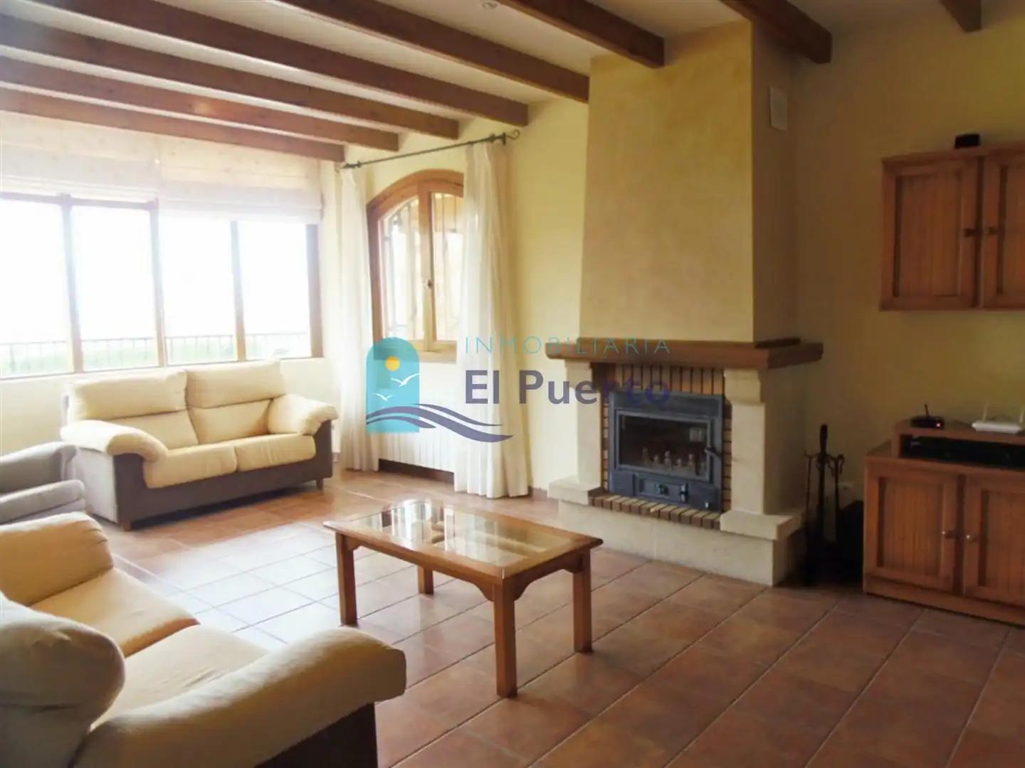 Sala de estar de Casa o chalet en venta en Mazarrón con Calefacción, Jardín privado y Terraza
