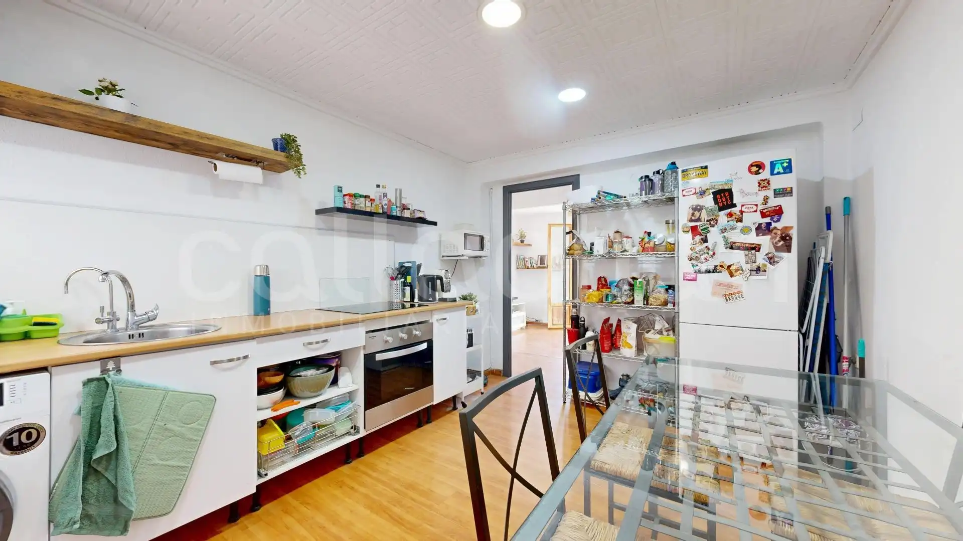 Küche von Wohnung zum Verkauf in Rocafort mit Balkon