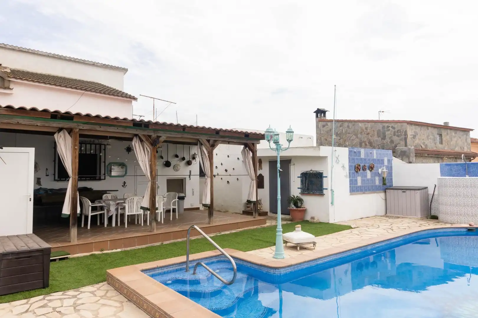 Swimming pool of Houses for sale in Albinyana  with Heating, Balcony and Community pool