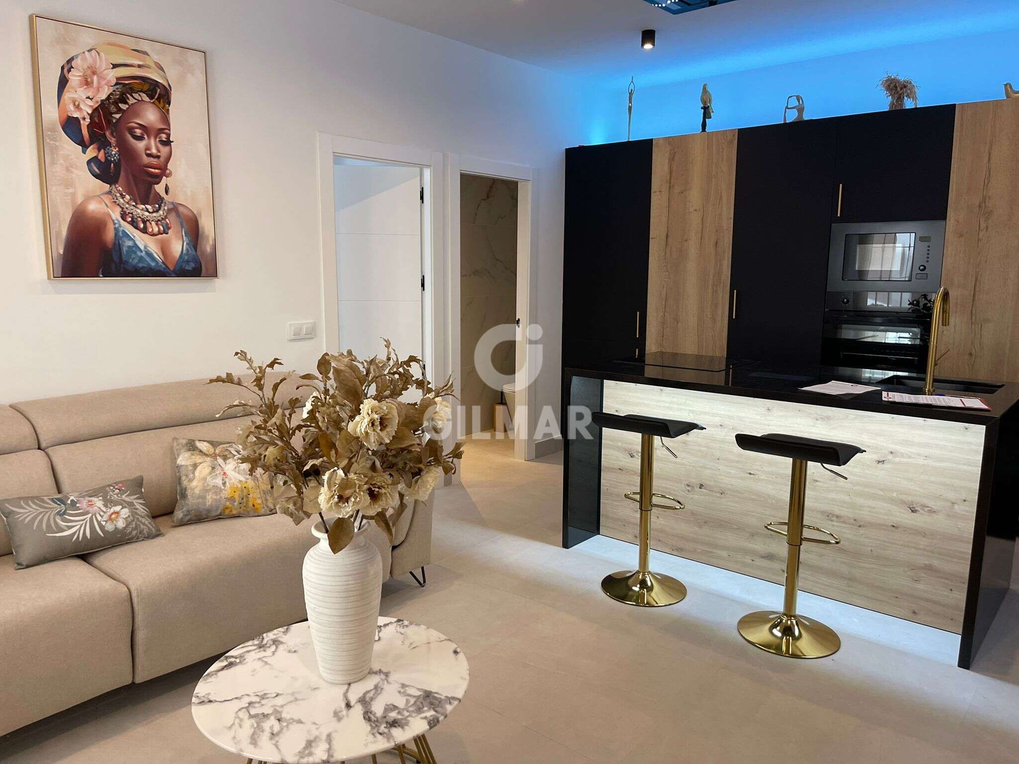 Living room of Flat for sale in Fuengirola  with Heating, Swimming Pool and Furnished
