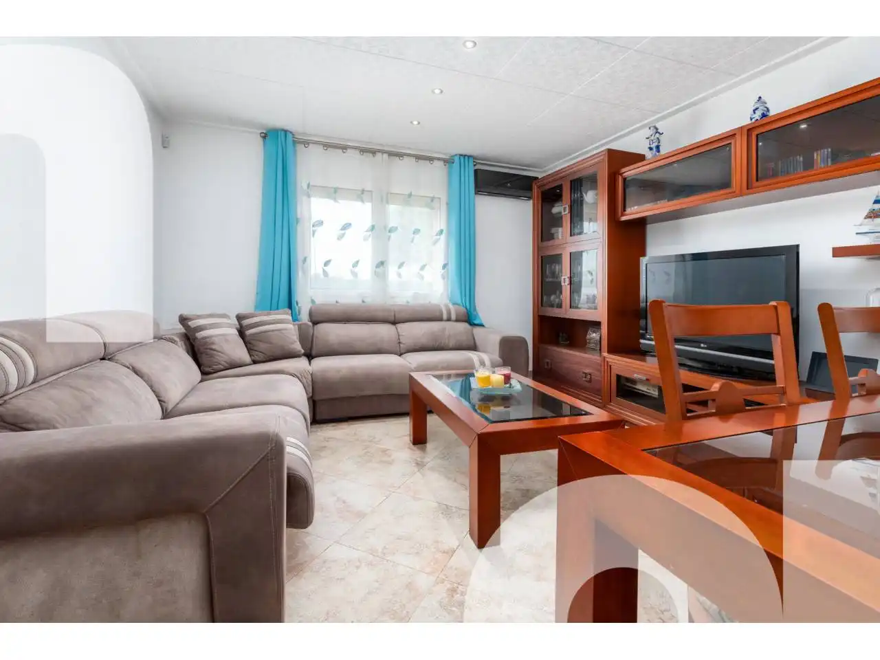 Living room of Country homes for sale in Les Franqueses del Vallès  with Air Conditioner, Heating and Private garden