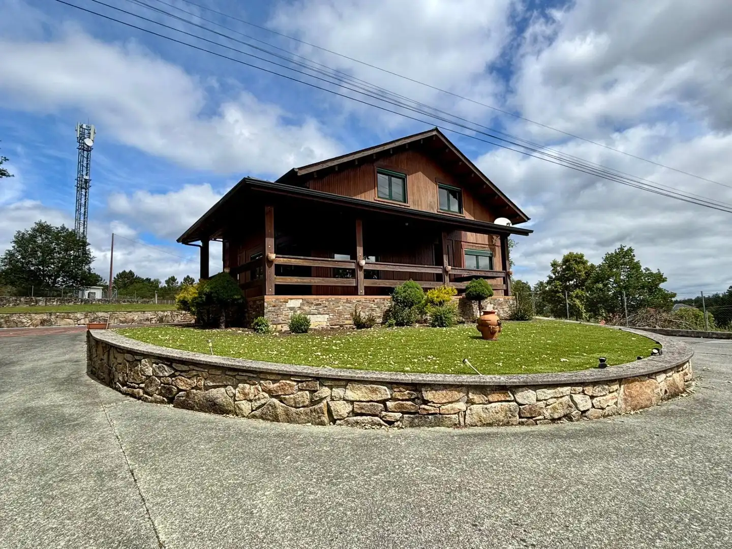 Exterior view of Houses for sale in Parada de Sil  with Heating, Private garden and Swimming Pool