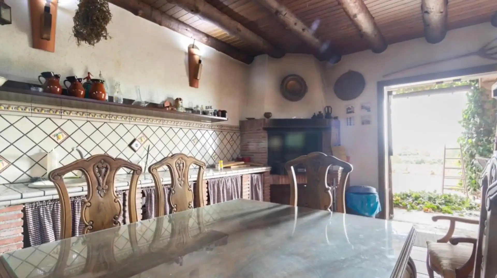 Cuina de Finca rústica en venda en Almoster amb Calefacció, Jardí privat i Terrassa