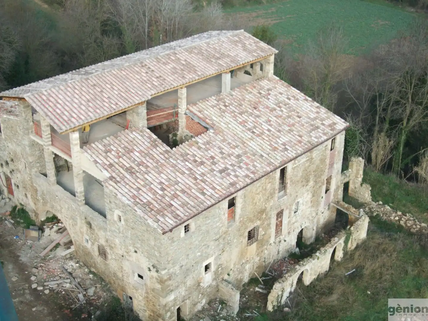 Vista exterior de Finca rústica en venta en Camós con Jardín privado y Trastero