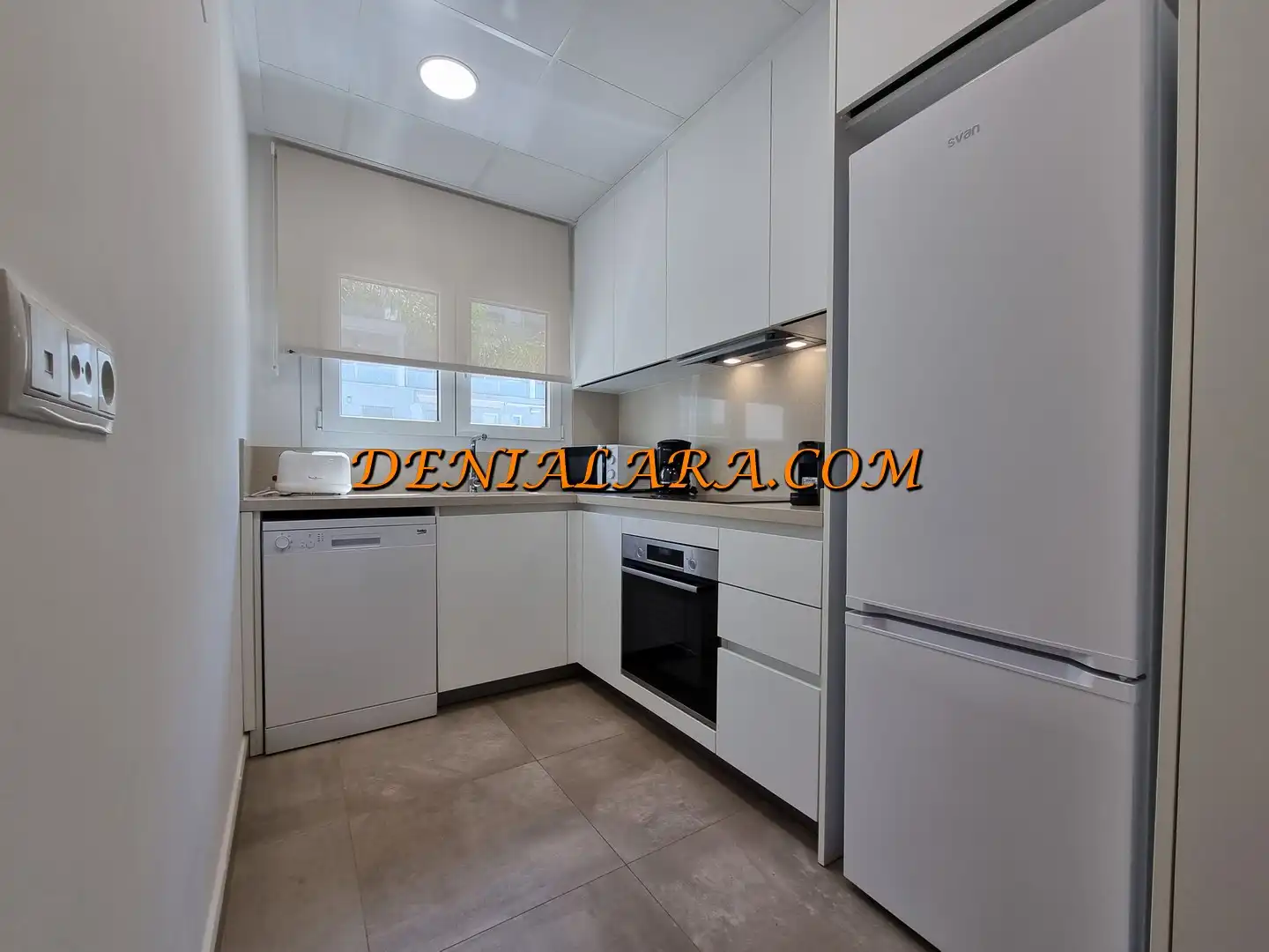 Cocina de Apartamento en venta en Oliva con Aire acondicionado, Jardín privado y Terraza