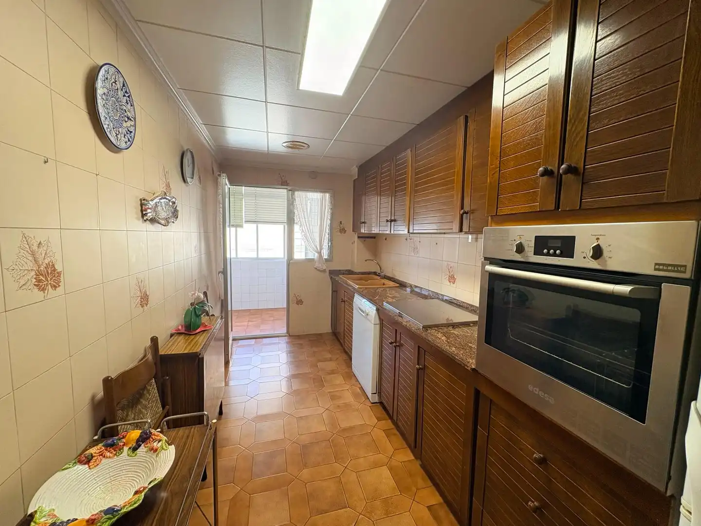 Kitchen of Flat for sale in Almansa  with Heating, Terrace and Storage room
