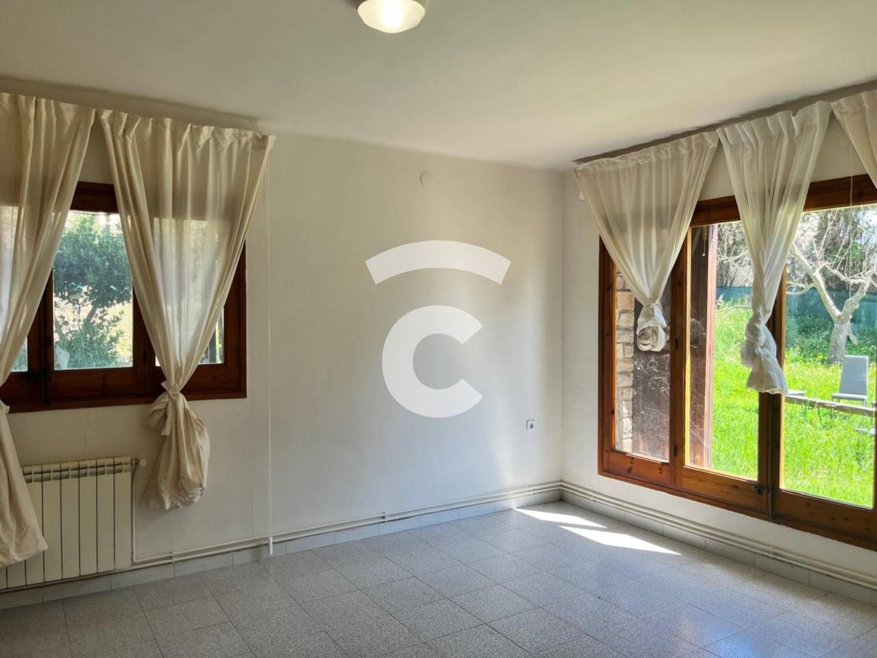 Sala de estar de Casa o chalet de alquiler en Santa Maria d'Oló con Calefacción y Jardín privado
