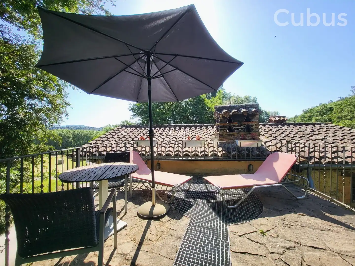 Terraza de Finca rústica en venta en Sant Feliu de Pallerols con Calefacción, Terraza y Trastero