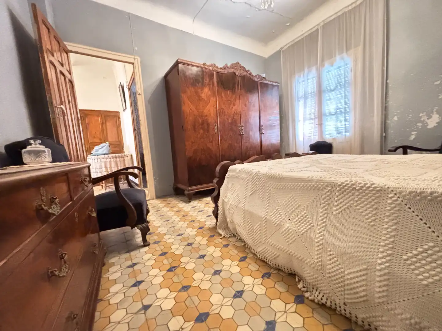 Dormitori de Casa o xalet en venda en Monegrillo amb Jardí privat, Terrassa i Moblat