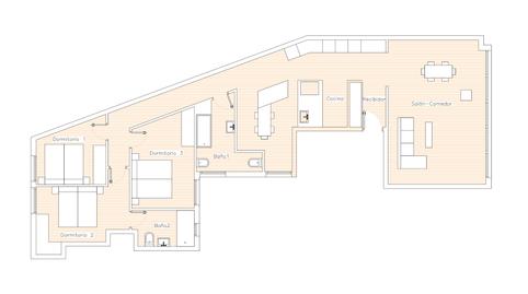 Foto 2 de Piso en venta en General Alava Kalea, Ensanche, Vitoria - Gasteiz