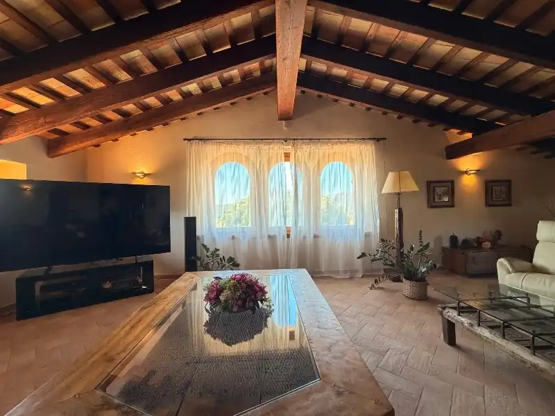 Living room of Houses for sale in Sant Feliu de Guíxols  with Air Conditioner, Heating and Private garden